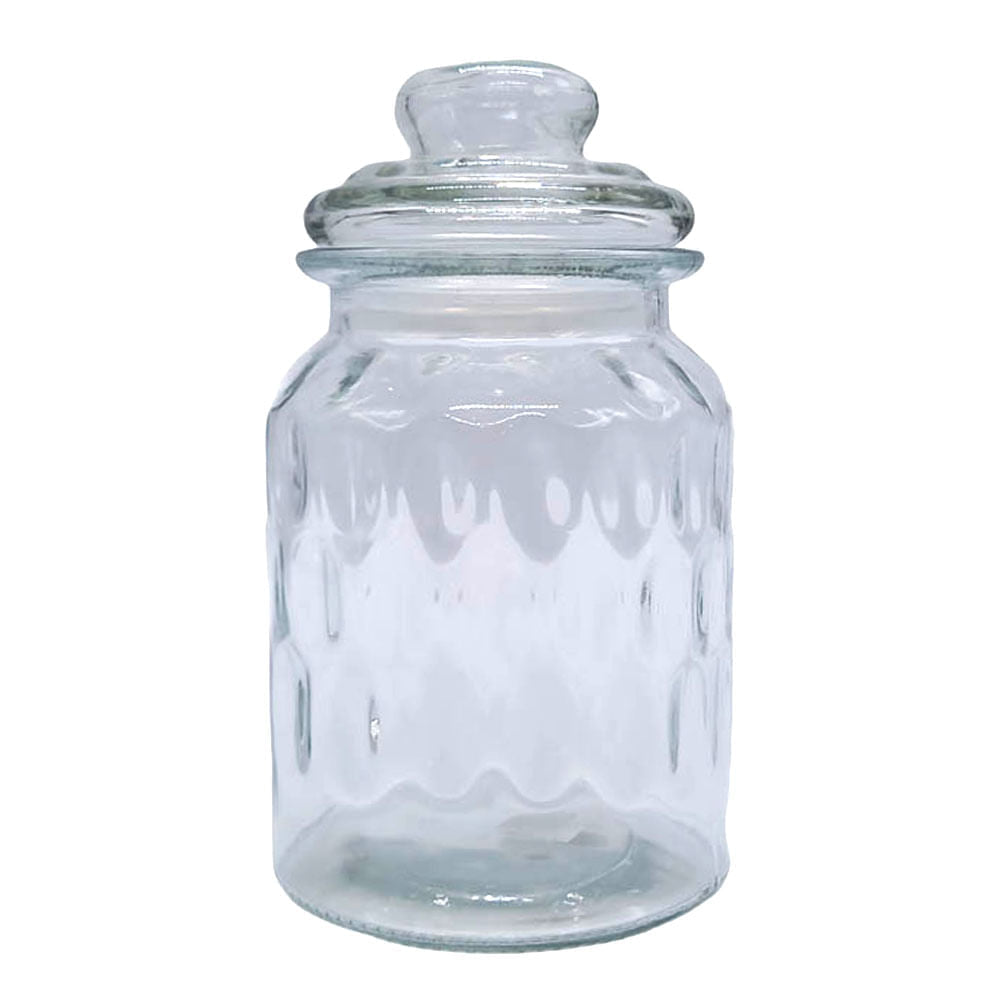 Canister de Vidrio Con Tapa Homestar 19 cm x 11 cm