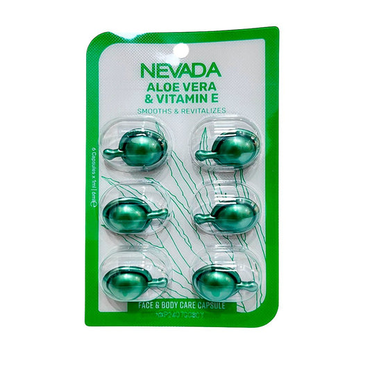 Cápsula De Cuidado Facial & Corporal Con Aloe Vera & Vitamina E - Nevada - Nevada - Titan.com.pa - 847610008169