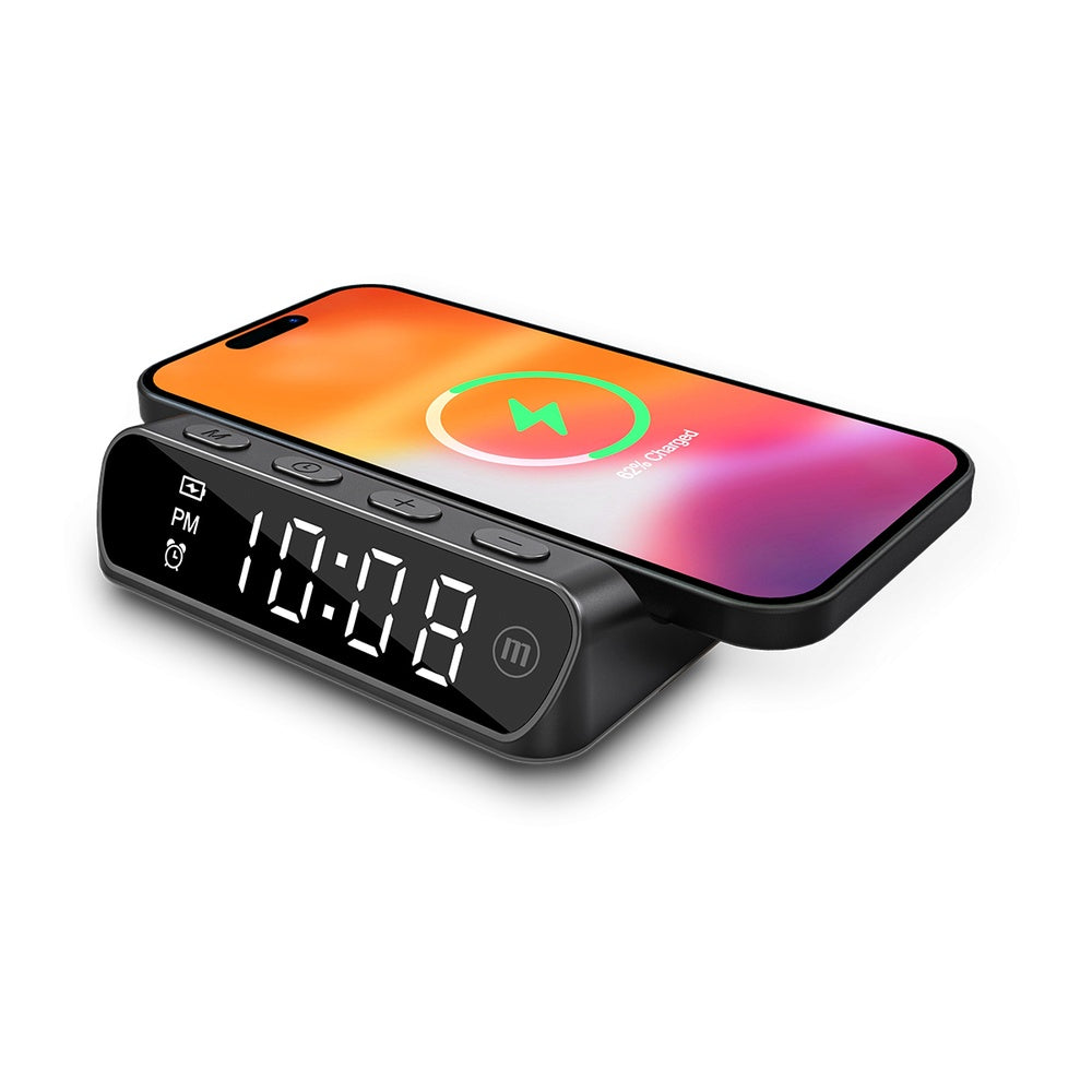 Cargador Inalámbrico Maxell con Reloj Digital - MAXELL - 11016165