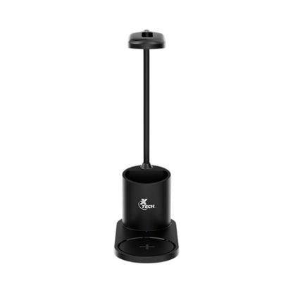 Lámpara LED con carga inalámbrica 15W, 3 modos de luz, cuello flexible y control táctil. En el Titán Panamá.