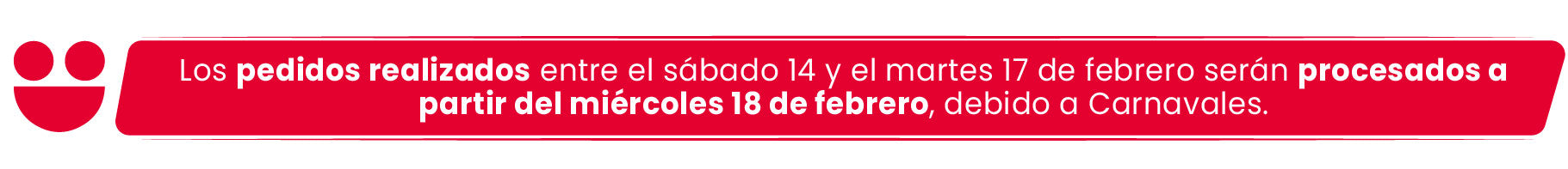 Aviso por Carnavales | Titán Panamá