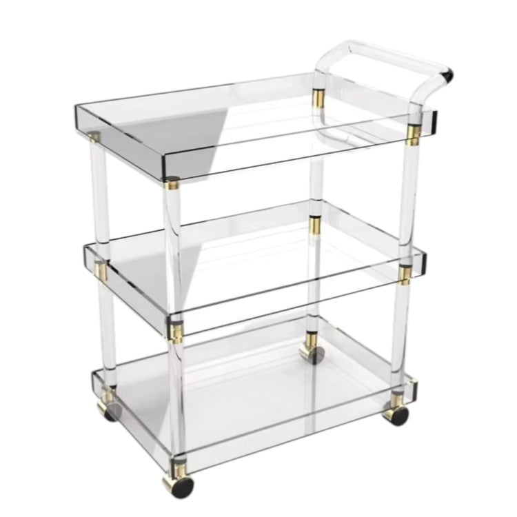 Carrito De Servicio 3 Niveles Acrílico Transparente - Home Elengace - Titan.com.pa - 2100000409662