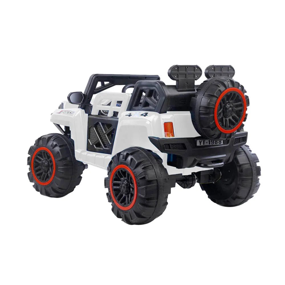 Carro Jeep Recargable de 12 Voltios Blanco - Overseas - Titan.com.pa - 2100000319589