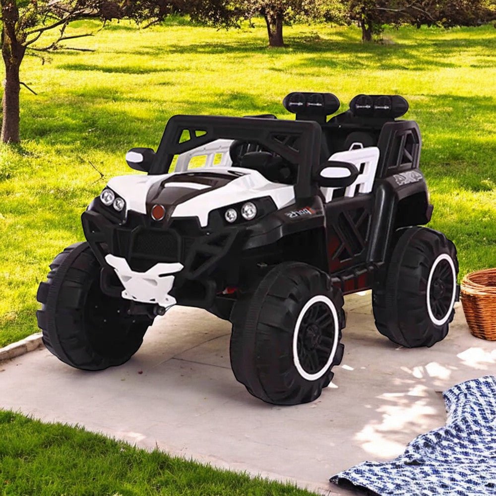 Carro Jeep Recargable de 12 Voltios Blanco - Overseas - Titan.com.pa - 2100000319589