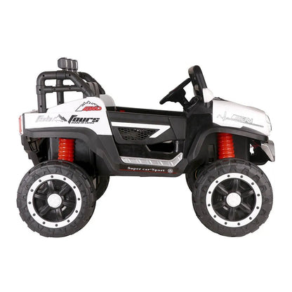 Carro Jeep Recargable de 12 Voltios Blanco - Overseas - Titan.com.pa - 2100000095605