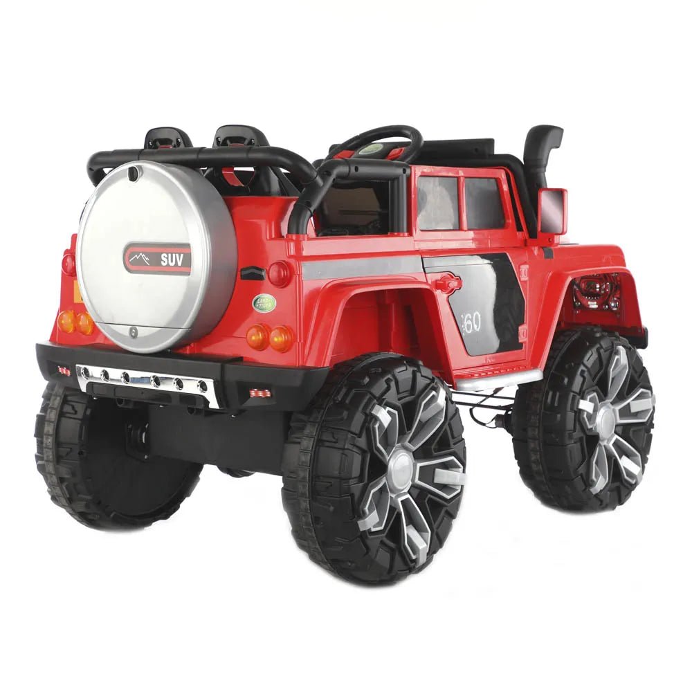 Carro Jeep Recargable de 12 Voltios Rojo - Overseas - Titan.com.pa - 2100000877737