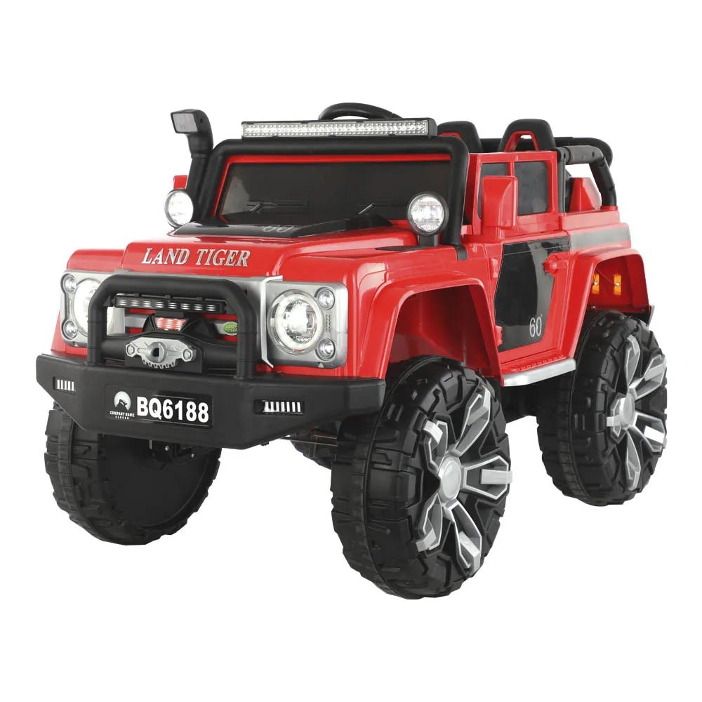 Carro Jeep Recargable de 12 Voltios Rojo - Overseas - Titan.com.pa - 2100000877737