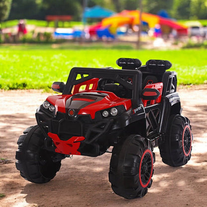 Carro Jeep Recargable de 12 Voltios Rojo - Overseas - Titan.com.pa - 2100000430215