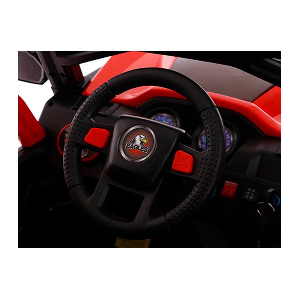 Carro Jeep Recargable de 12 Voltios Rojo - Overseas - Titan.com.pa - 2100000430215