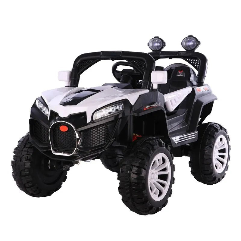 Carro Jeep Recargable de 35 Watts 12 Voltios Blanco - Overseas - Titan.com.pa - 2100000818495