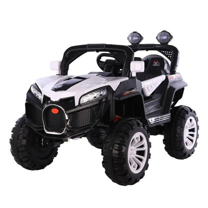 Carro Jeep Recargable de 35 Watts 12 Voltios Blanco - Overseas - Titan.com.pa - 2100000818495