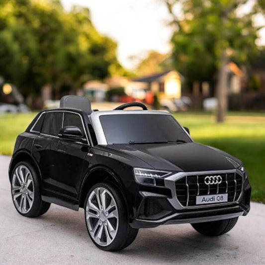 Carro Recargable Audi Q8 W/RC Negro 6V