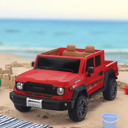 Carro Recargable Diseño Pickup W/RC Rojo 12V - Overseas - Titan.com.pa - 2100000386512