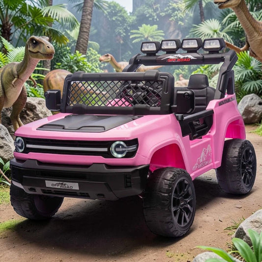 Carro Recargable Mountain W/RC Rosa 12V