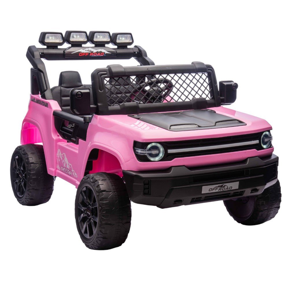 Carro Recargable Mountain W/RC Rosa 12V - Overseas - Titan.com.pa - 2100000313808