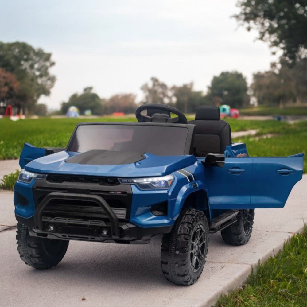 Carro Recargable R/C Azul/Negro 12V - Overseas - Titan.com.pa - 2100000304851