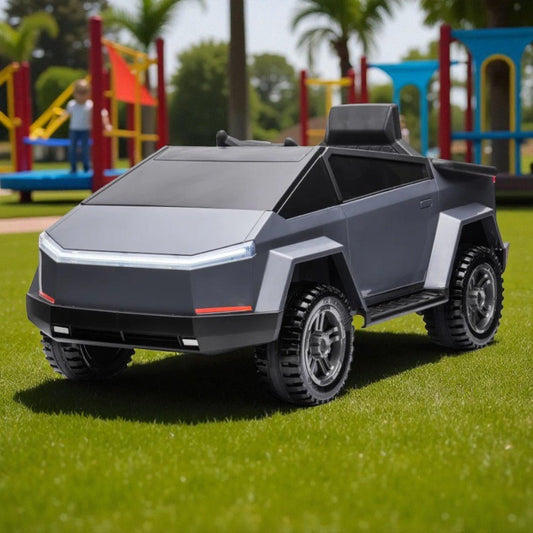 Carro Recargable Tesla Cyber Truck / R/C / Gris / 12V - Overseas - Titan.com.pa - 2150108585072