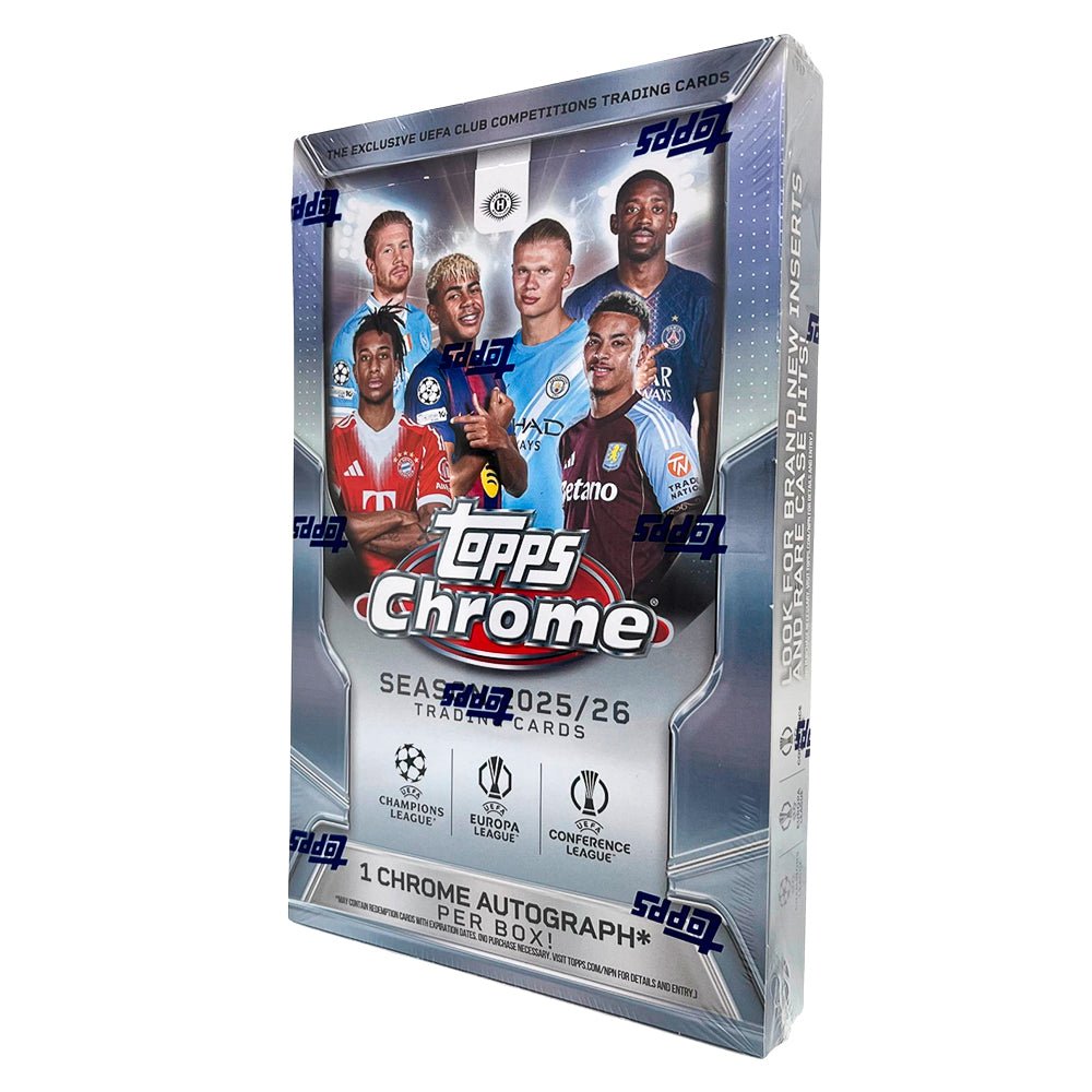 Cartas Topps - 25/26 Topps UCC Chrome - Hobby Box - Topps - Titan.com.pa - 887521158331