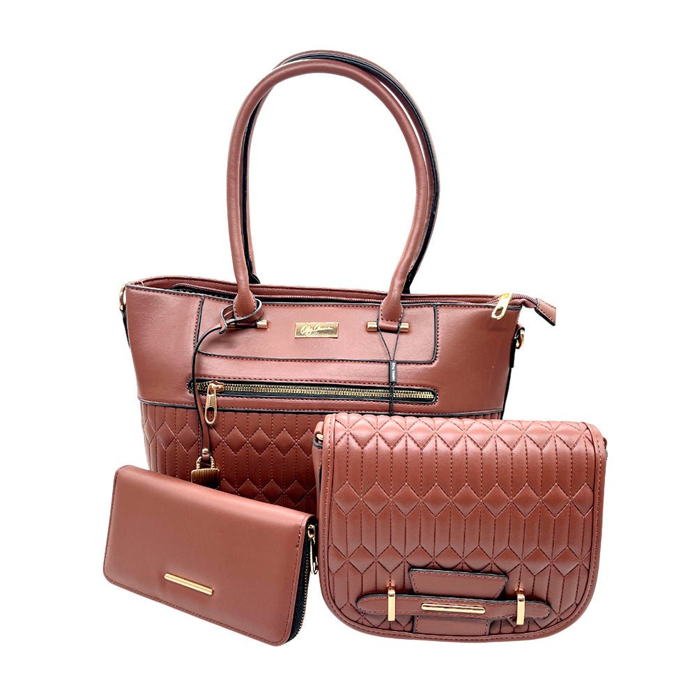 Cartera Casual Oleg Cassini Para Dama / 3 Pzas / 172 - M6 / Surtido - Oleg Cassini - Titan.com.pa - 7453114551389