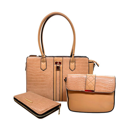 Cartera Casual Oleg Cassini Para Dama / 3Pzas / 163 - M4 / Sutirdo - Oleg Cassini - Titan.com.pa - 7453114551297