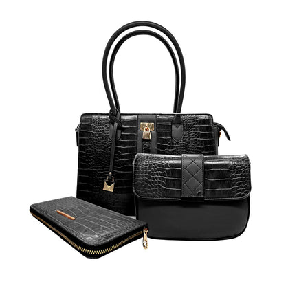 Cartera Casual Oleg Cassini Para Dama / 3Pzas / 163 - M4 / Sutirdo - Oleg Cassini - Titan.com.pa - 7453114551297