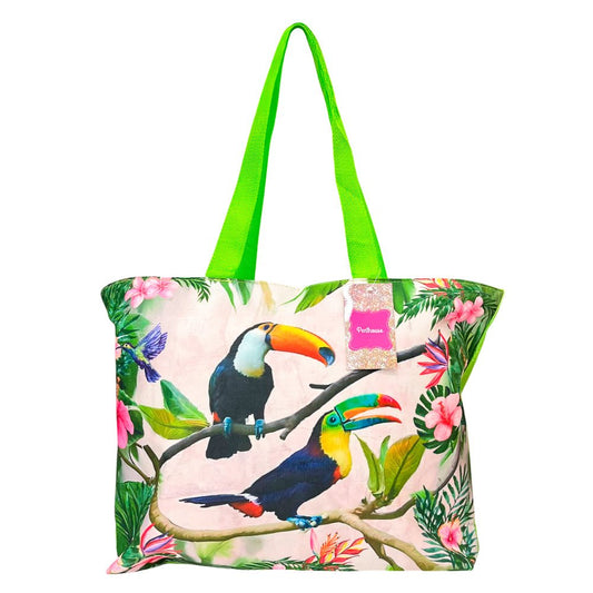 Cartera de Dama Tote Básica Penthouse / Para Playa / Tucán Estampada / Surtido - Penthouse - Titan.com.pa - 2100001488086