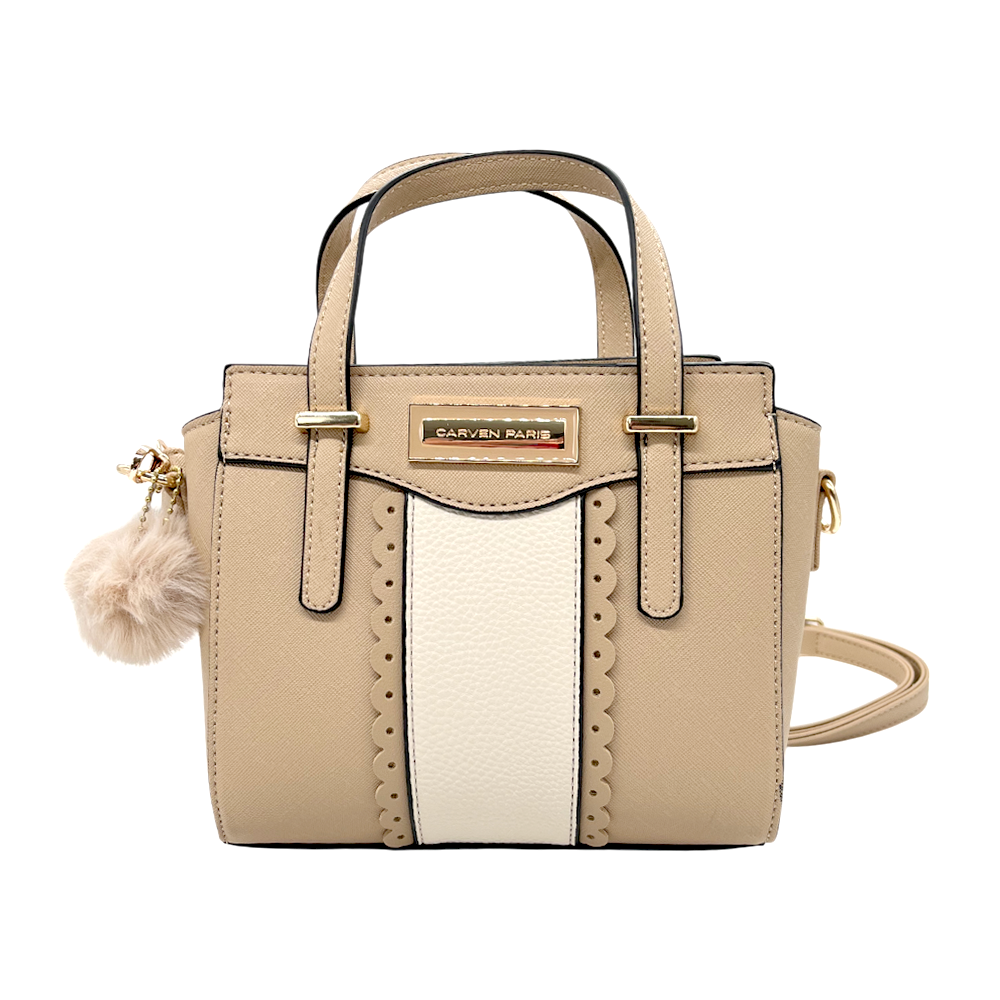 Cartera Estructural Casual Carven Para Dama / 1987-35 / Sutido