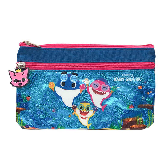 Cartuchera Baby Shark Con Doble Cierre - Surtido