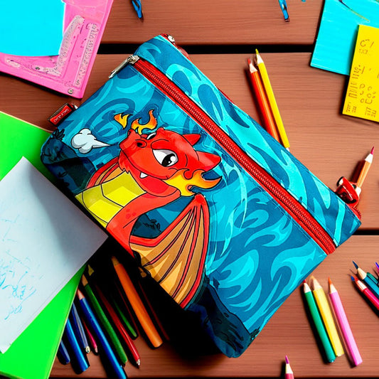 Cartuchera De 2 Cierre Scribe/Dragon - Scribe - Titan.com.pa - 7701103847563