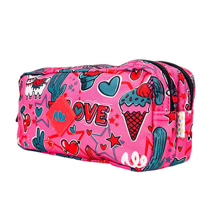 Cartuchera Escolar Alentino / 2 Compartimentos / Live Ale - Alentino - Titan.com.pa - 4894300065960