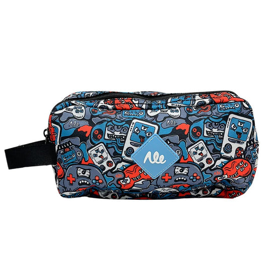Cartuchera Escolar Alentino / Game Over / 2 Compartimentos - Alentino - Titan.com.pa - 4894300065991