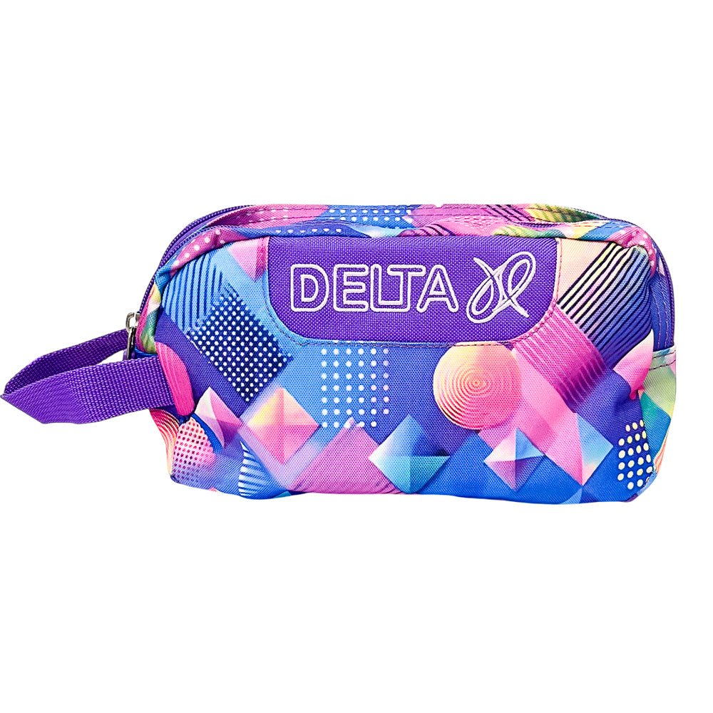 Cartuchera Escolar Delta Niña / Doble Cierre / Estampada / DELTA - 126PB / Surtido - Delta - Titan.com.pa - 7450219010926