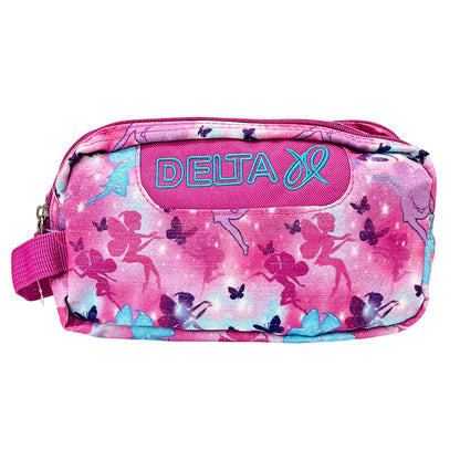 Cartuchera Escolar Delta Niña / Doble Cierre / Estampado Mágico / DELTA - 130PB / Surtido - Delta - Titan.com.pa - 7450219010964
