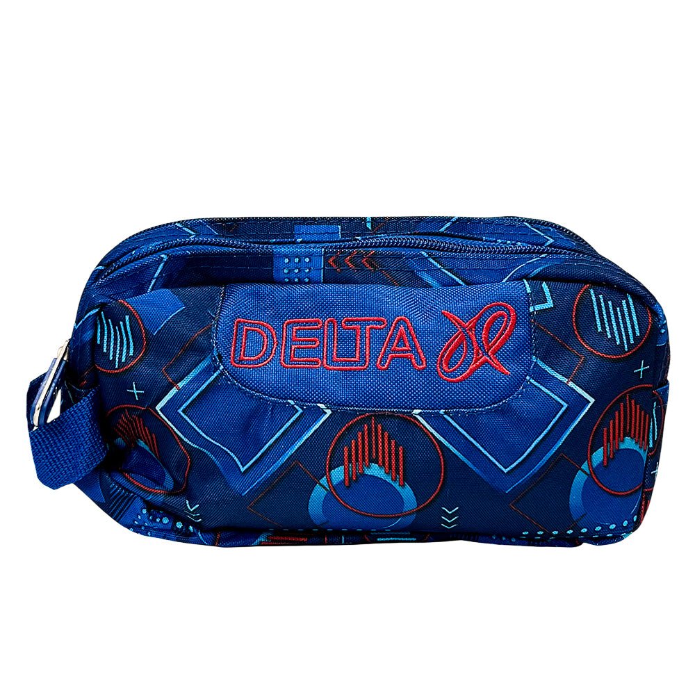 Cartuchera Escolar Delta Niño / Doble Cierre / Estampada / DELTA - 123PB / Surtido - Delta - Titan.com.pa - 7450219009159