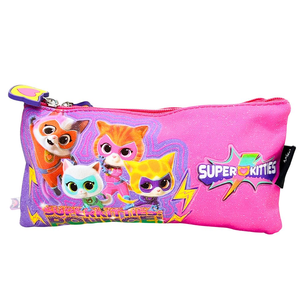 Cartuchera Escolar Disney / SuperKitties / 2 Bolsillos - Disney - Titan.com.pa - 7450217086916