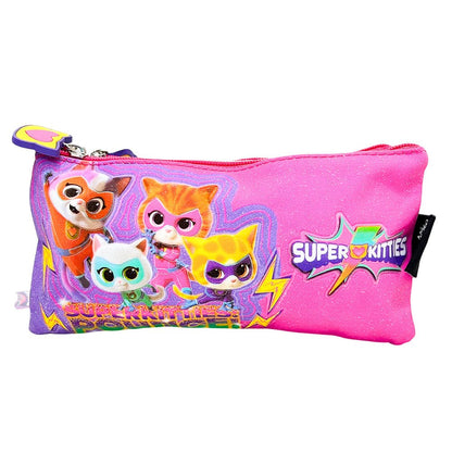 Cartuchera Escolar Disney / SuperKitties / 2 Bolsillos - Disney - Titan.com.pa - 7450217086916