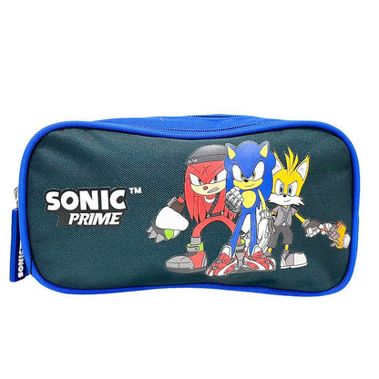 Cartuchera Escolar Sonic Prime / 2 Compartimentos - Sonic - Titan.com.pa - 7450200259945