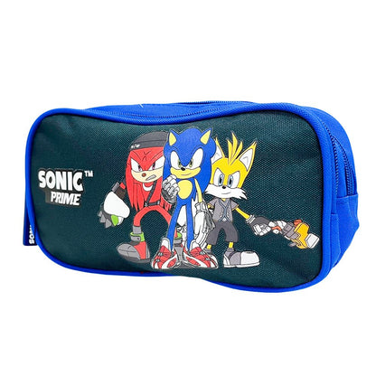 Cartuchera Escolar Sonic Prime / 2 Compartimentos - Sonic - Titan.com.pa - 7450200259945