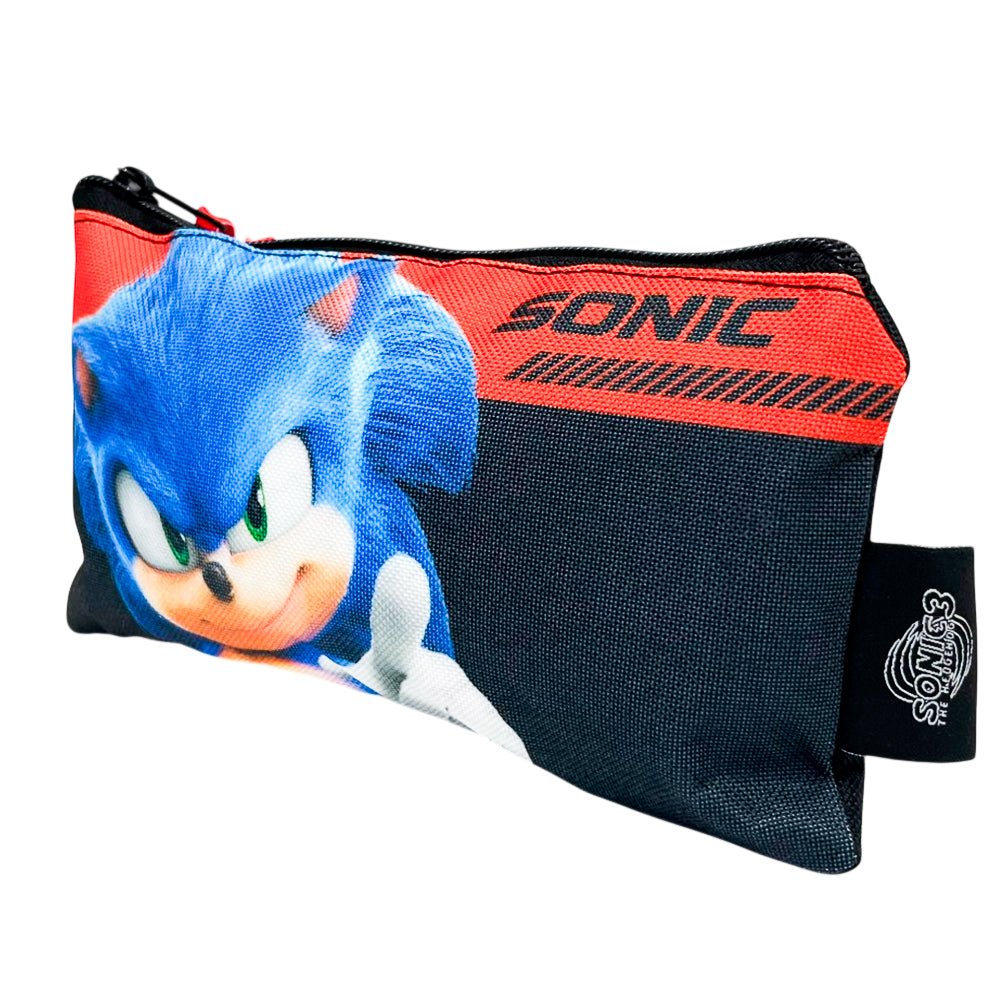 Cartuchera Escolar Sonic the Hedgehog Black/Red - Sonic - Titan.com.pa - 7450217150563