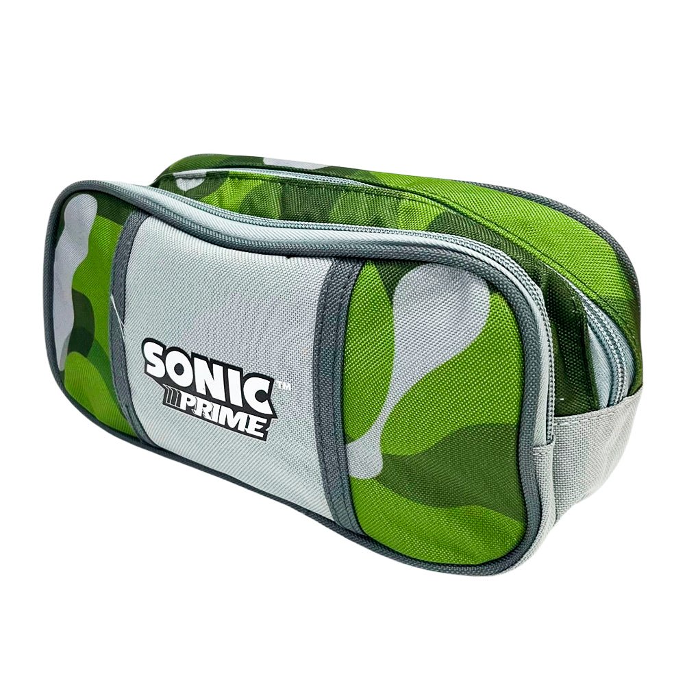 Cartuchera Sonic Prime - Estilo Camuflaje / 2 Compartimentos - Sonic - Titan.com.pa - 7450200259983