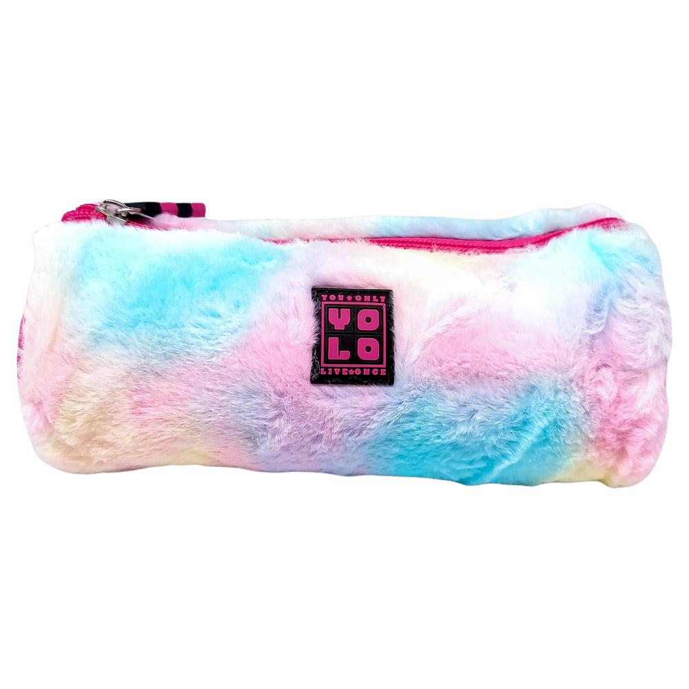 Cartuchera Yolo Peluche de Un Cierre