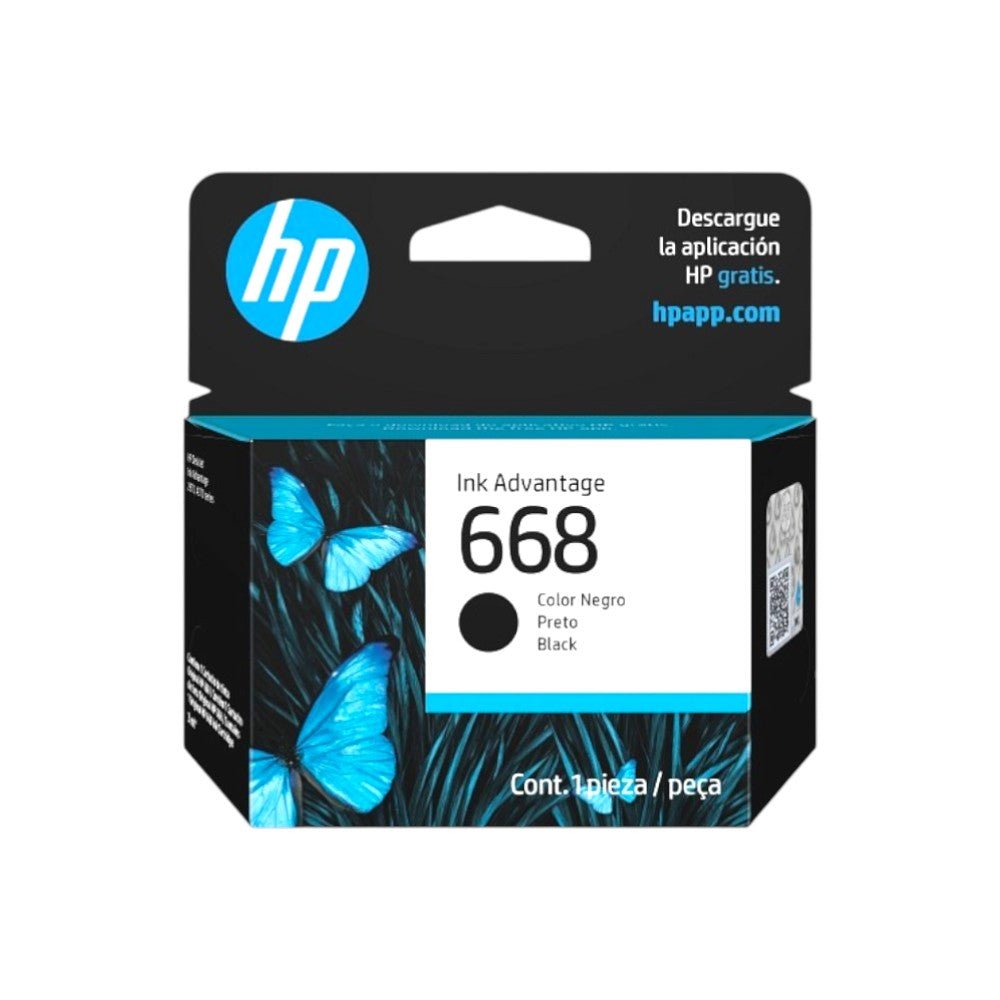 Cartucho de Tinta HP Advantage 668 Negra / 7FP37VL - HP - Titan.com.pa - 197498125831