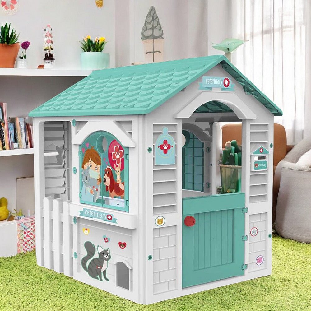 Casa de Jardín Casa Bella Centro Veterinario Con Accesorios - CASA BELLA - Titan.com.pa - 8410788896191