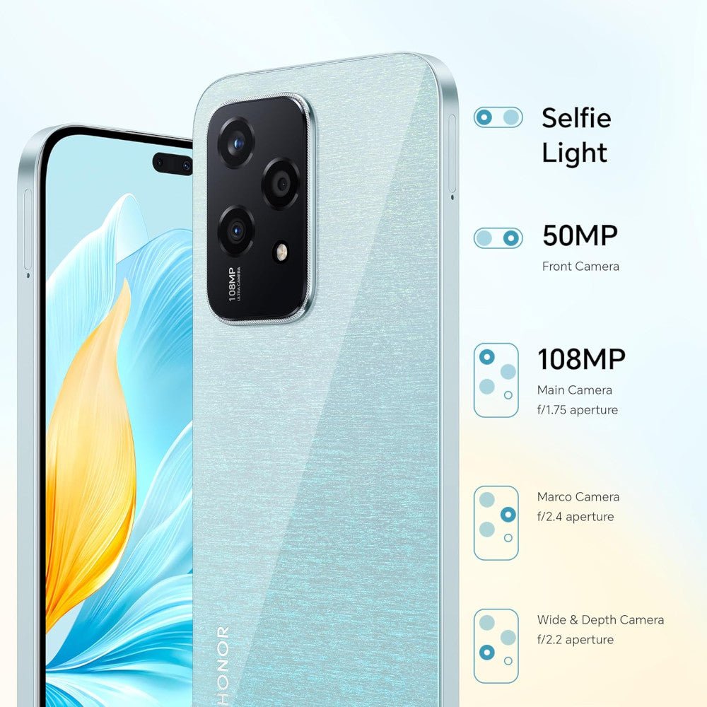 Celular Honor 200 Lite 8G RAM / 256G / Star Blue - Honor - Titan.com.pa - 6936520845422