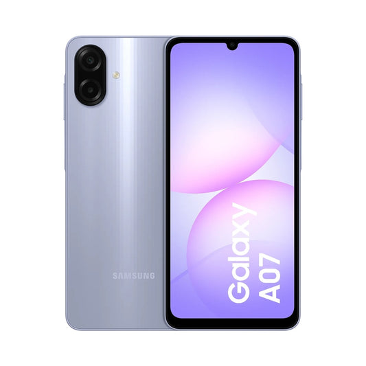 Celular Samsung Galaxy A07 4GB 128GB Pantalla 6.7" Pulgadas Violeta Claro con Adaptador - SAMSUNG - 11119091