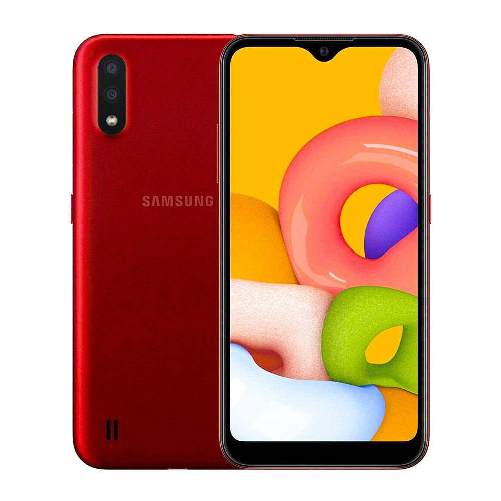 Celular Samsung Galaxy A01 (SM-A015M/DS) Rojo 2Gb 32Gb
