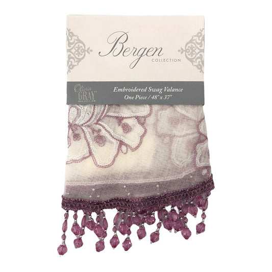 Cenefa Bergen Rt Designer Rodpocket Lilac