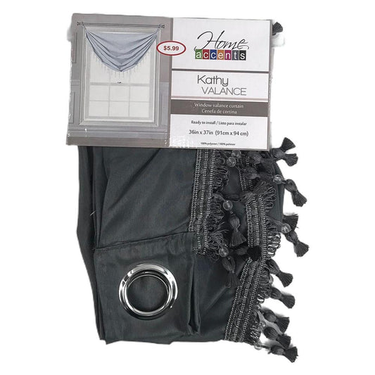Cenefa Home Accents Kathy de 36" x 37" - Gris Oscuro