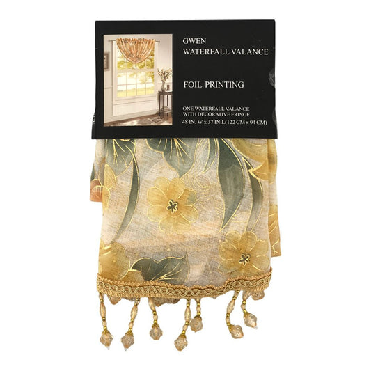 Cenefa Luxury Gwen Rodpocket 48" x 37" - Amarillo