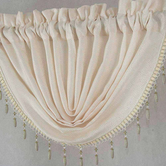 Cenefa Olivia Gray Color Crema - Dorado Oscuro